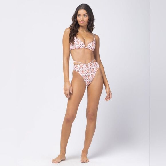NWT L*Space Block Party  Helena Top and Camacho Bikini Bottoms M Top/S Bottom - Picture 3 of 7